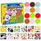 12 Paper Plate Art Kit Toy for 3, 4, 5 Year Old Boys Girls Toddlers, DIY Animal Art Supplies For Children Preschool Classroom/ Birthday/ Party Favor/ Christmas Game Crafts
